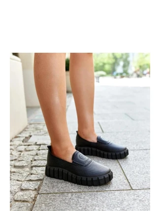 Dámské polobotky TQ2407 Černá - Gemre