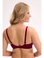 Dámská podprsenka Jovana 1313 Bordó - Gaia