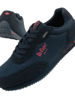 Pánské sportovní boty LCW-25-03-3385M Tmavě modrá s červenou - Lee Cooper