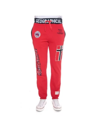 Pánské tepláky WY8619H/GN Červená vzor - Geographical Norway