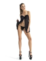 Babydoll & tanga SL020 černé - Roxie Luve Babydoll & tanga SL020 černé - Roxie Luve