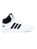 Pánské sportovní boty Hoops 3.0 Mid M GW3019 Bílá s černou - Adidas
