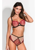 Kalhotky Allure 19190 červeno-béžové - Mediolano Kalhotky Allure 19190 červeno-béžové - Mediolano