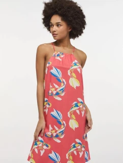 Dámské letní šaty 1013854/12439 lososová - Kesi