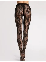 Dámské punčochové kalhoty Donatella I 5000 Černá vzor - Fiore