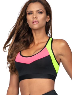 Dámská sportovní podprsenka TOP Reviver L5177/0 Černá mix - Lorin