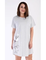 Dámská noční košile Nicol Šedá s potiskem - Vienetta
