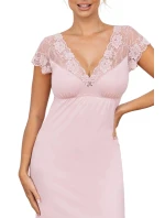 Dámská noční košilka Ismena Pudr růžová - Donna