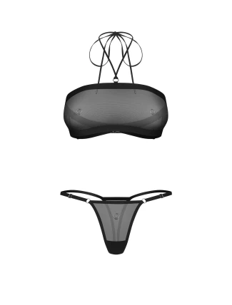 Dámský sexy set Orinelle 2-Pcs Set černý - Obsessive
