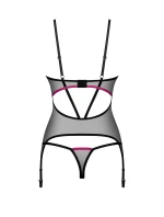 Dámský svůdný korzet Novenes Corset černý - Obsessive