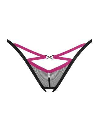 Dámská sexy tanga Novenes crotchless Thong - Obsessive