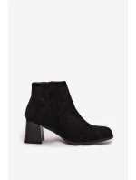 Dámské kotníkové boty JH21-80 černé - Marilou