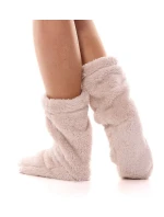 Dámské teplé ponožky 2407 Pudr růžová - L&L
