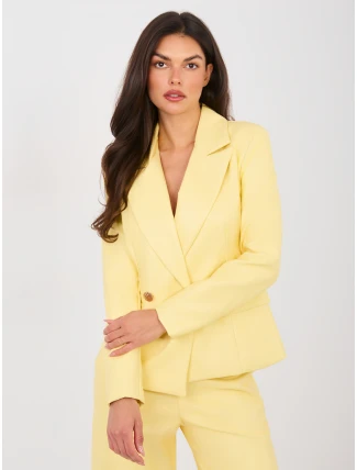 Dámské sako IT MA FL10092.15 Světle žlutá - FPrice