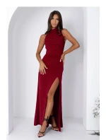 Dlouhé šaty 222679 bordó - With You Dlouhé šaty 222679 bordó - With You