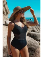 Dámské jednodílné plavky Self S 964 V2MO8 Monte Carlo 8 černé - Self Dámské jednodílné plavky Self S 964 V2MO8 Monte Carlo 8 černé - Self