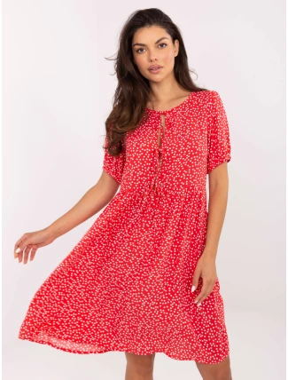 Dámské šaty D73771M30466A červené - Sublevel