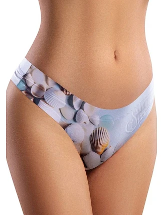 Dámské brazilky Fresh Summer Shells lila - Meméme