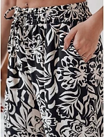 Dámské kalhoty uy2634 TROPICAL SUN černo-krémové - FashionStreet Dámské kalhoty uy2634 TROPICAL SUN černo-krémové - FashionStreet