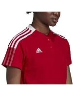 Dámské polo tričko Tiro 21 W GM7350 červené - Adidas