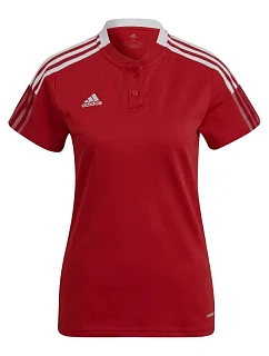 Dámské polo tričko Tiro 21 W GM7350 červené - Adidas