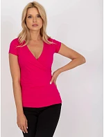 Dámské tričko RV TS 5636.03X fuchsiová - FeelGood Dámské tričko RV TS 5636.03X fuchsiová - FeelGood