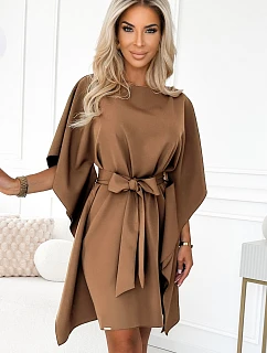 Dámské šaty SOFIA 287-39 cappuccino - Numoco
