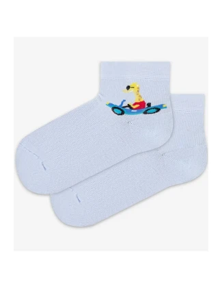 TENKÉ PONOŽKY BARVA 2-6 LET CHLAPCI LEVANDULOVÁ 21-23