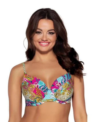 PODPRSENKA SK 172 TYRKYSOVÁ PAISLEY MAXI