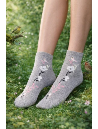 PERFECT WOMAN - Dámské vzorované ponožky U84.01P