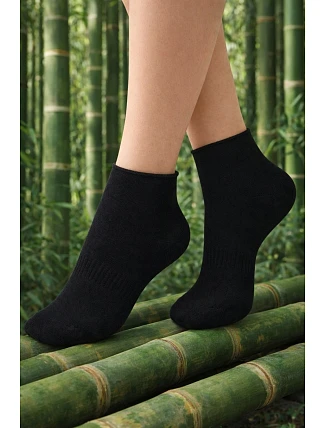 Hladké ponožky 6-11 let bambusové