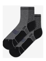 SPORTIVE - Pánské vzorované krátké ponožky Ag+ U941N5