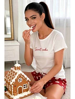 Piżama COOKIE short ecru Piżama COOKIE short ecru