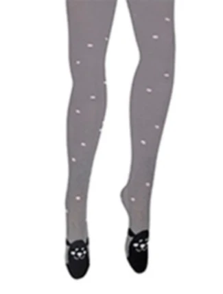 KIDDY - Vzorované punčocháče 2-6 leté dívky HNĚDOKALOVÉ 116-122