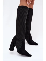 Kozačky na podpatku  model 221897 Step in style