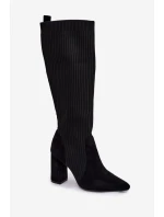 Kozačky na podpatku  model 221897 Step in style