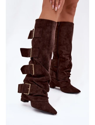 Kozačky na podpatku  model 221908 Step in style