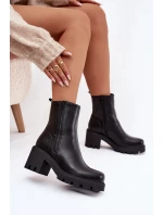 Boty na podpatku model 221931 Step in style Boty na podpatku model 221931 Step in style