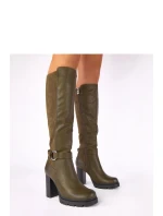 Kozačky na podpatku model 222344 Solea Kozačky na podpatku model 222344 Solea