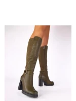 Kozačky na podpatku model 222344 Solea Kozačky na podpatku model 222344 Solea