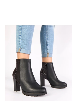 Boty na podpatku model 222359 Solea Boty na podpatku model 222359 Solea