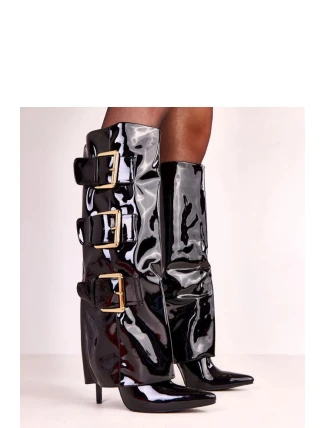 Kozačky na podpatku model 222360 Solea Kozačky na podpatku model 222360 Solea