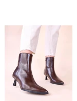 Boty na podpatku model 222369 Solea Boty na podpatku model 222369 Solea