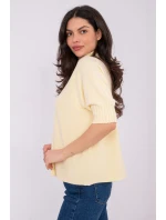 Svetr s krátkým rukávem model 222442 Italy Moda Svetr s krátkým rukávem model 222442 Italy Moda