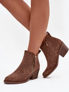 Boty na podpatku model 222515 Step in style