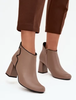 Boty na podpatku model 222520 Step in style