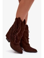 Boty na podpatku  model 222718 Step in style