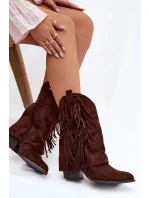 Boty na podpatku  model 222718 Step in style