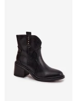 Boty na podpatku  model 222722 Step in style