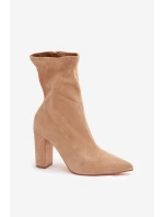 Boty na podpatku  model 222724 Step in style